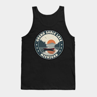 Grand Sable Lake Michigan Sunset Tank Top